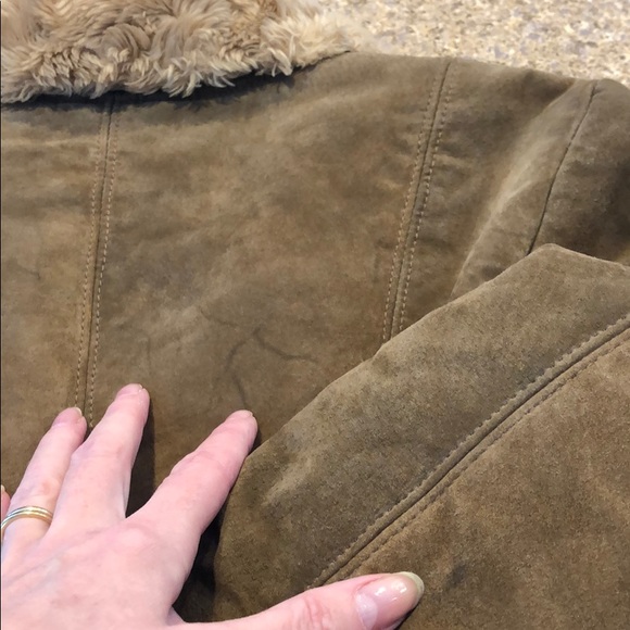 Black Rivet Brown and Tan Suede Jacket M - Picture 16 of 16